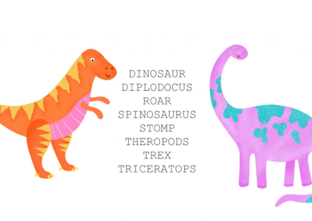 The Dino Word Search